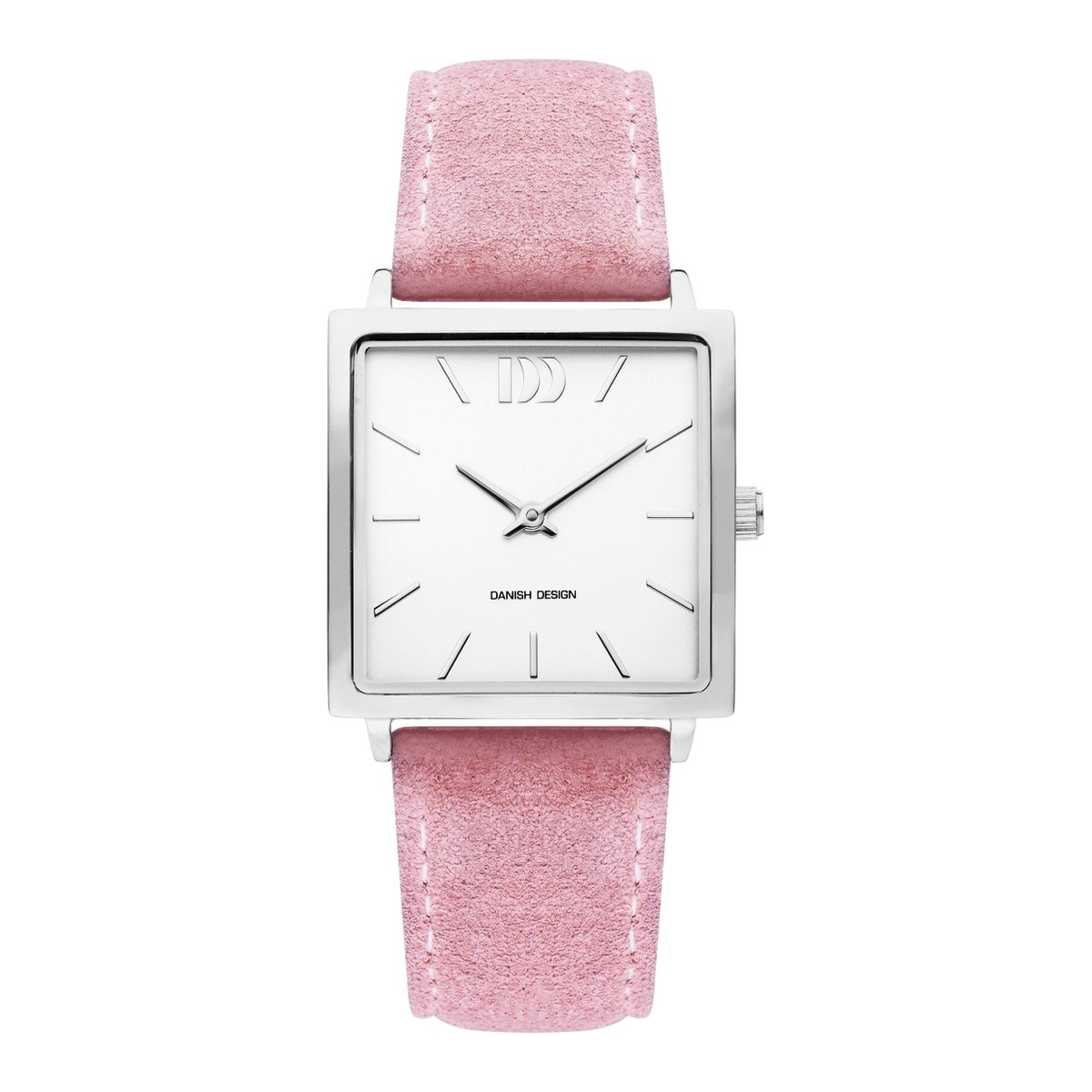Danish Design IV20Q1248 horloge dames - roze - edelstaal
