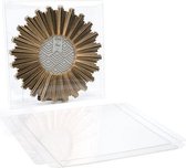 Plastiek Doosjes 16.8x1.6x16.7cm Kristalhelder (25 stuks)