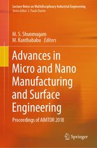 Lecture Notes on Multidisciplinary Industrial Engineering - Advances in Micro and Nano Manufacturing and Surface Engineering