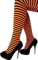 Panty streep oranje / zwart