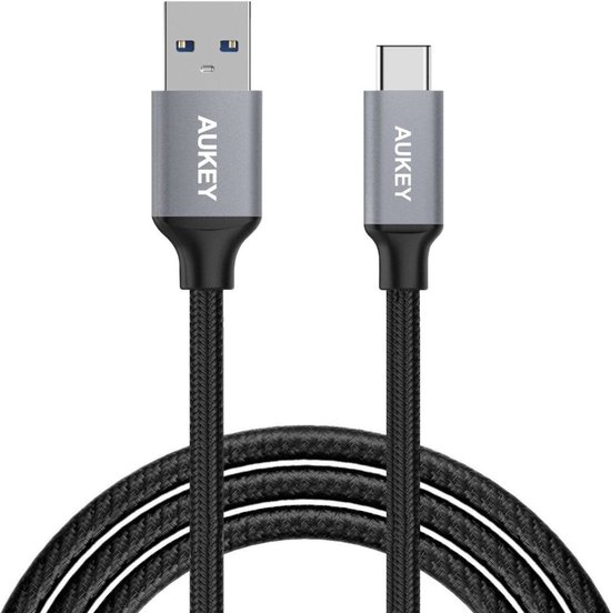Aukey USB-C kabel CB-CD3 - 2m - Black
