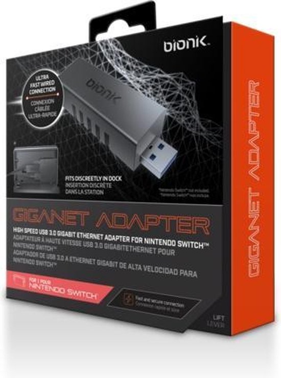 Giganet Adapter High Speed USB 3.0 Ethernet Adapter (Switch) - Bionik