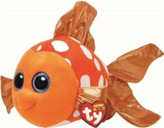 Gelovige regering Opschudding Pluche Ty Beanie oranje vis/vissen knuffel Sami 24 cm speelgoed - Vissen...  | bol.com