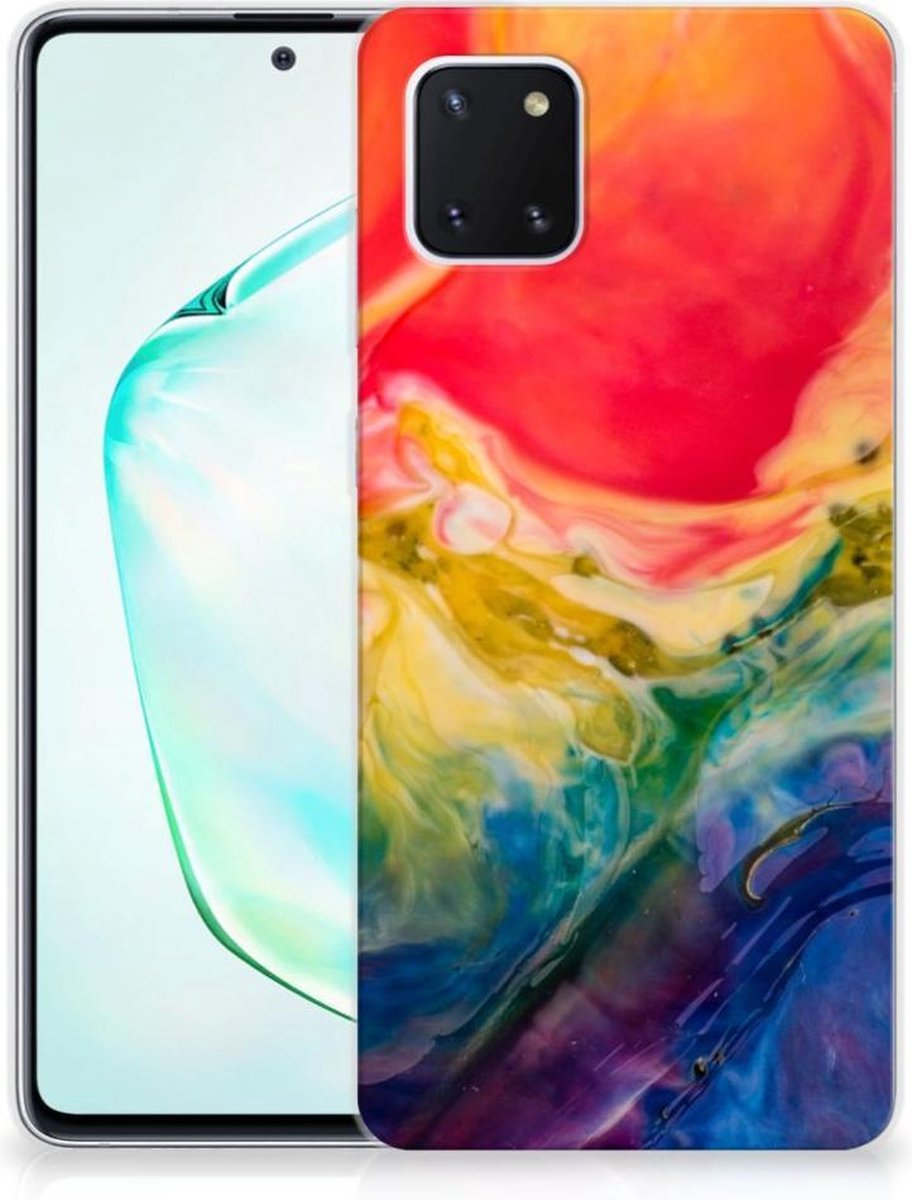 Hoesje maken Samsung Galaxy Note 10 Lite Watercolor Dark