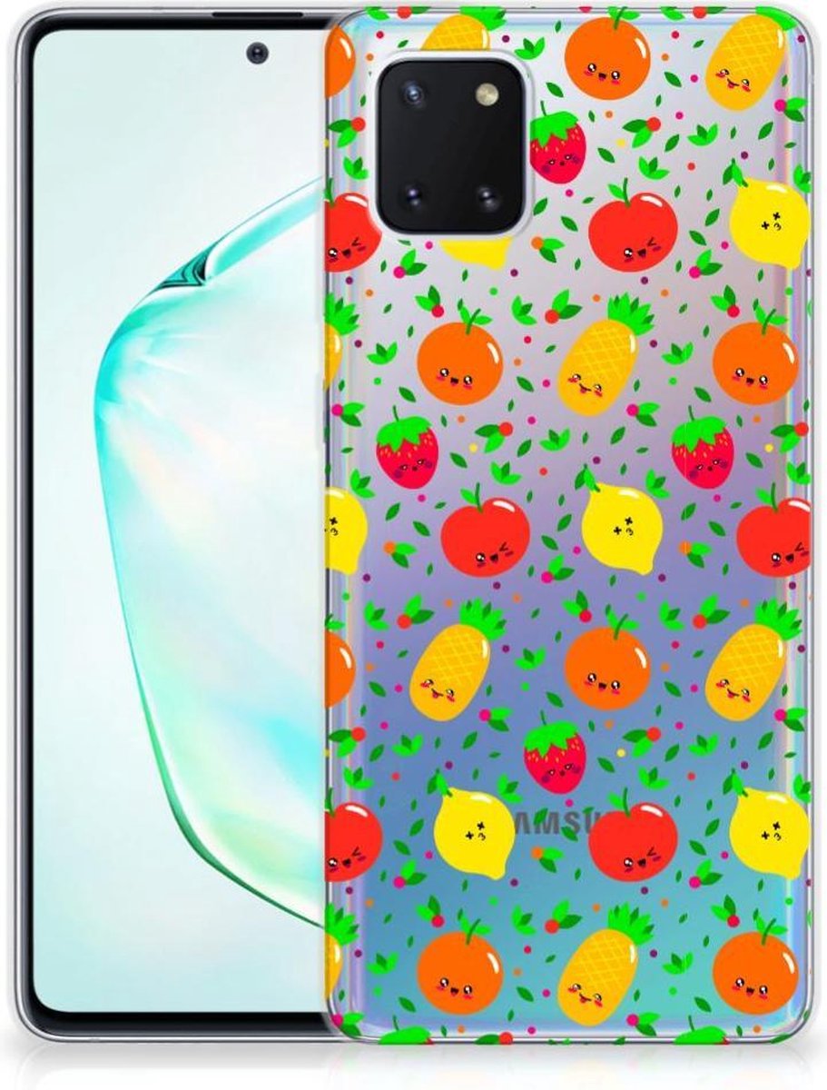 Samsung Galaxy Note 10 Lite Siliconen Case Fruits