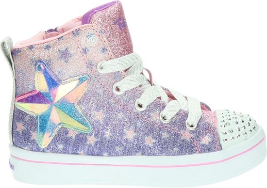 Skechers Twi Lites Starry Gem Meisjes Sneakers - Paars - Maat 30 | Bestel  nu!