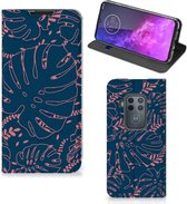 Motorola One Zoom Smart Cover Palm Leaves