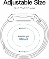 Fitbit Charge 3 nylon bandje (donkergroen)