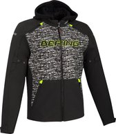 Bering Drift Black Grey Textile Motorcycle Jacket L