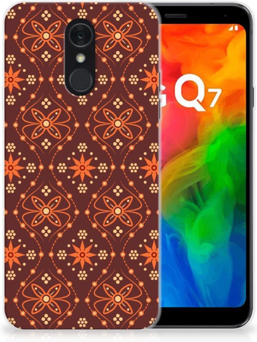 LG Q7 TPU bumper Batik Brown