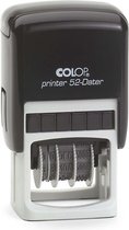 Colop Printer 52/D Rood - Stempels - Datum stempel Nederlands - Stempel afbeelding en tekst