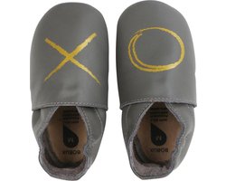 Bobux Soft Soles slofjes voor baby's - XO grijs