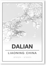 Poster/plattegrond DALIAN - A4