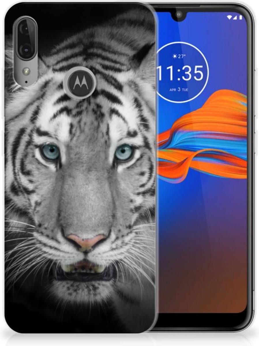 Motorola Moto E6 Plus TPU Hoesje Tijger