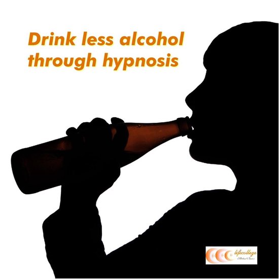 Drink less alcohol through hypnosis - cover