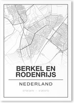 Poster/plattegrond BERKEL - A4