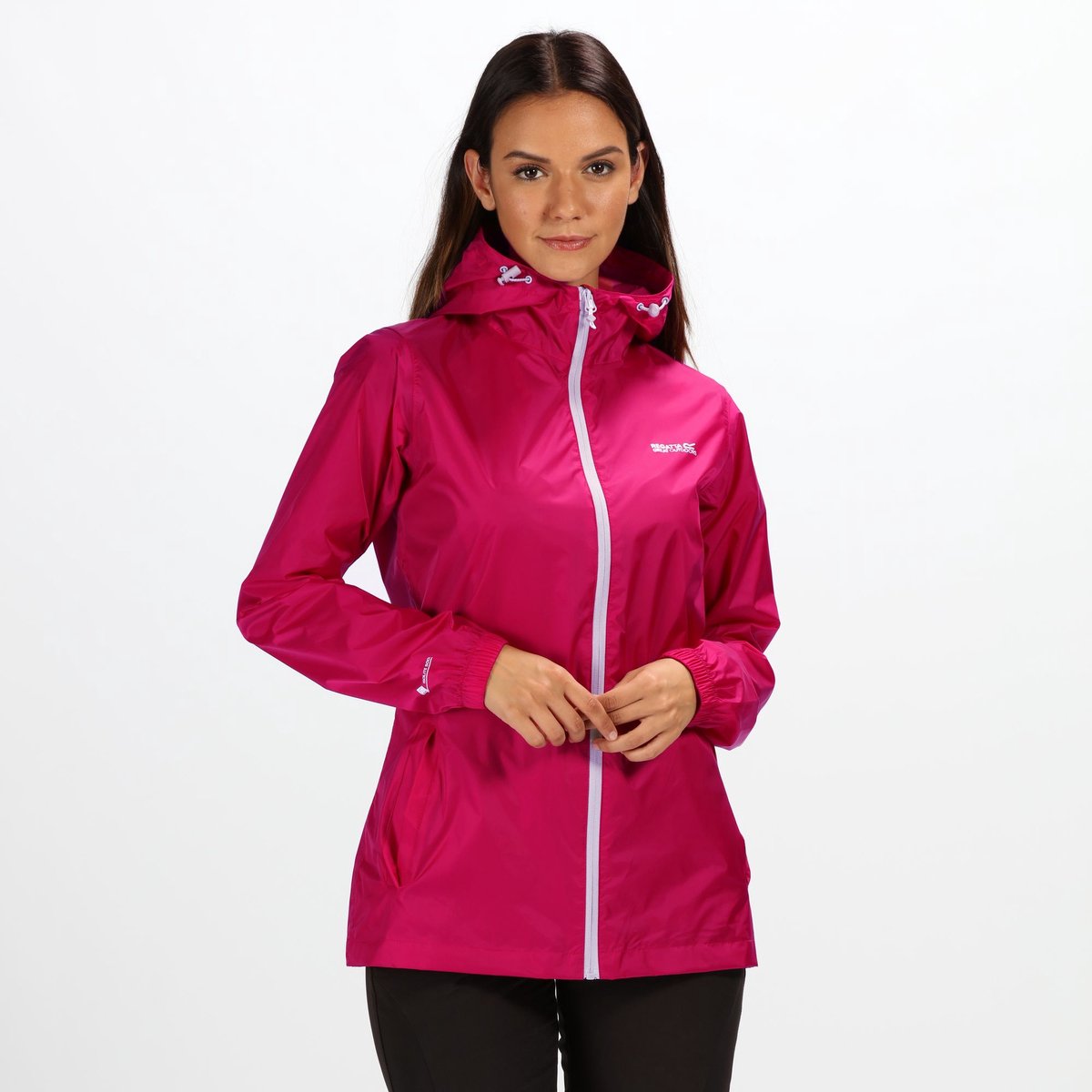 Regatta Pack-It III Waterdichte Opbergbare Outdoorjas Vrouwen Roze
