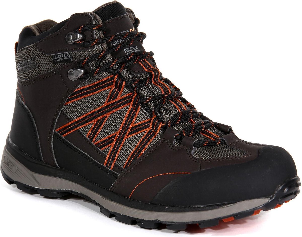 Regatta Samaris Mid II Waterdichte Middelhoge Wandellaarzen Wandelschoenen Mannen Bruin