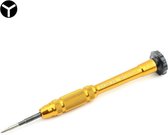 Let op type!! JIAFA JF-609-0.6Y Tri-point 0.6 Repair Screwdriver for iPhone X/ 8/ 8P/ 7/ 7P & Apple Watch(Gold)