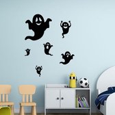 3D Sticker Decoratie Creative Halloween Ghost Wall Sticker Decoration Halloween Kids Gift Sticker Shop Store Window Decal