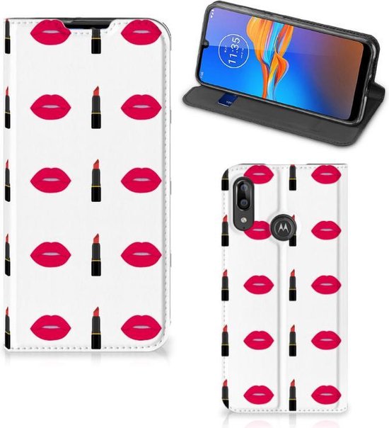GSM Hoesje Motorola Moto E6 PlusHoesje met Magneet Lipstick Kiss | bol.com