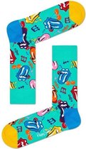 Happy Socks x Rolling Stones Tumbling Dice, Turquoise - Maat 36-40