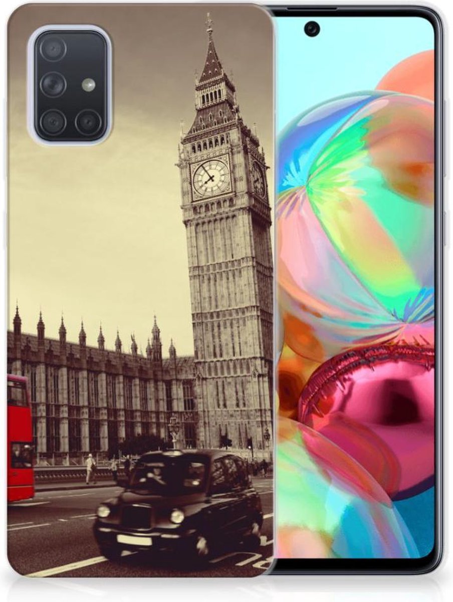 Samsung Galaxy A71 Siliconen Back Cover Londen