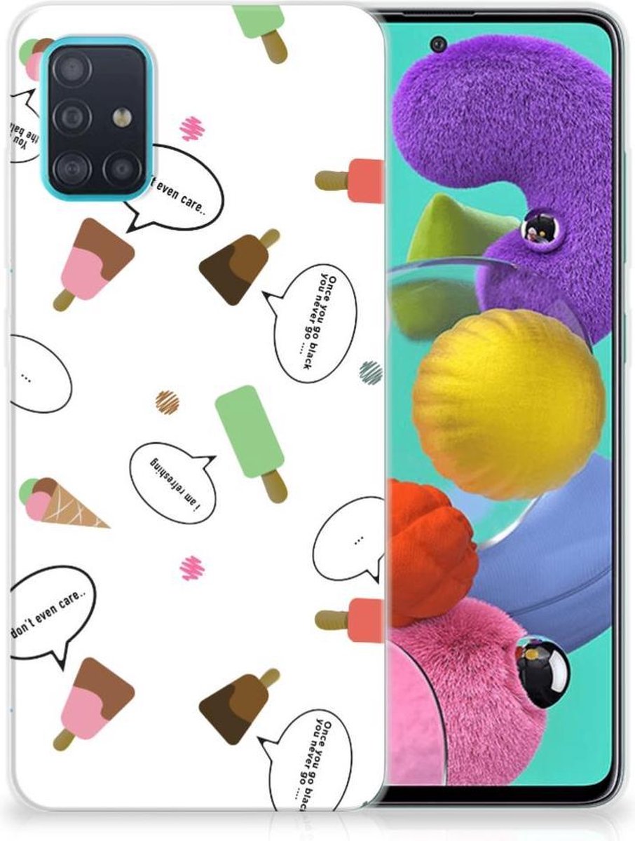 Samsung Galaxy A51 Siliconen Case IJsjes