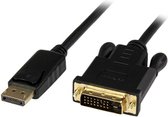 DisplayPort to DVI Adapter Startech DP2DVIMM6BS 1,8 m Black