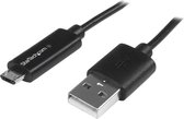 StarTech.com 1m Micro-USB kabel met LED oplaad indicator M/M USB naar Micro USB oplaadkabel