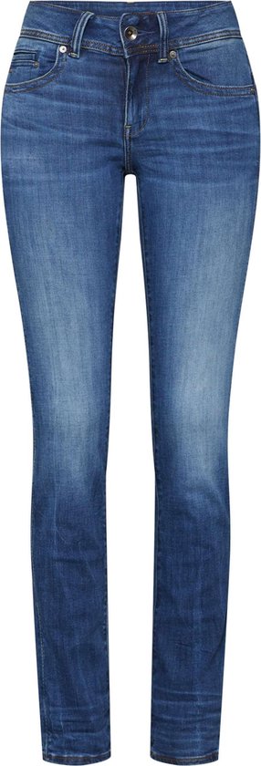 G-Star Raw MIDGE SADDLE MID BOOTLEG Blue - Free delivery | NET *Delivery to U.S. : $29.99 ! - Clothing bootcut jeans Women USD/$179.00