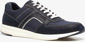 Hush Puppies leren heren sneakers - Blauw - Maat 46