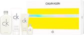 Calvin Klein - CK One EDT 200 ml + EDT 15 ml + Skin Moisturizer 200 ml + Body Wash 100 ml - Giftset