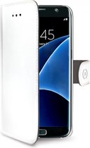 Celly Wally Hoesje voor Galaxy S7 edge - Wit
