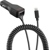 Ventev dashport oplader oplaadblok lightning kabel - Zwart