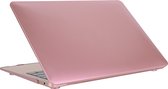 Apple MacBook Air 13 (2018-2020) Case - Mobigear - Metallic Serie - Hardcover - Roségoud - Apple MacBook Air 13 (2018-2020) Cover
