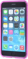Mobigear Hoesje geschikt voor Apple iPhone 6s Plus Telefoonhoesje Flexibel TPU | Mobigear Color Backcover | iPhone 6s Plus Case | Back Cover - Paars
