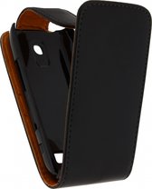 Xccess Leather Flip Case Nokia Asha 310 Black