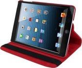 Apple iPad Mini 3 (2014) Hoes - Mobigear - 360 Rotating Serie - Kunstlederen Bookcase - Rood - Hoes Geschikt Voor Apple iPad Mini 3 (2014)