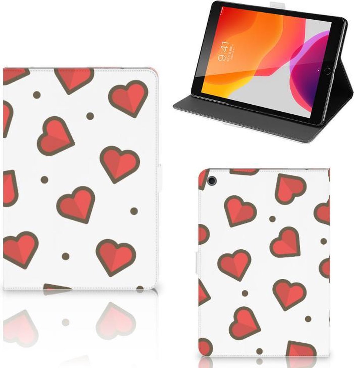 iPad 10.2 2019 | iPad 10.2 2020 | 10.2 2021 Tablet Hoes Hearts