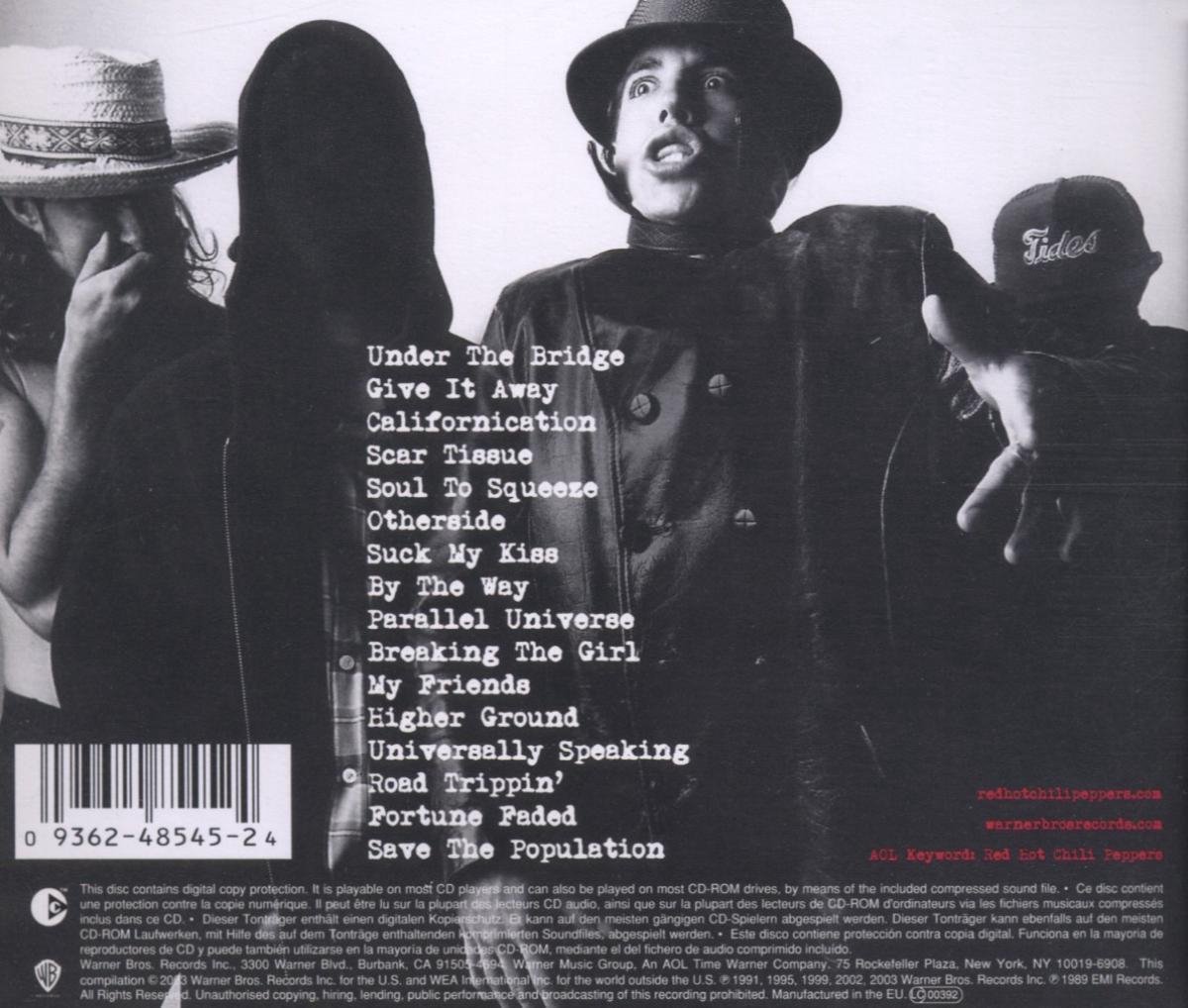 Greatest Hits, Red Hot Chili Peppers CD (album) Muziek