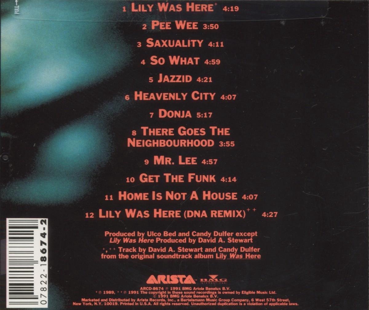 Dulfer Candy Saxuality, Candy Dulfer CD (album) Muziek