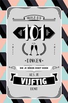 Omslag 101 dingen die je zeker moet doen als je 50 bent