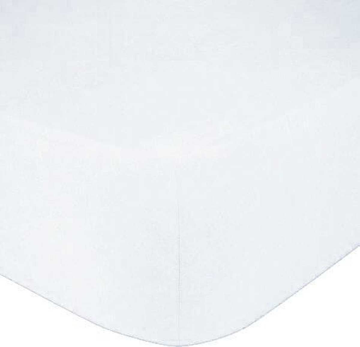 Het Ultieme Zachte Hoeslaken- Jersey -Stretch -100% Katoen-2Persoons-140x200x30cm-Wit