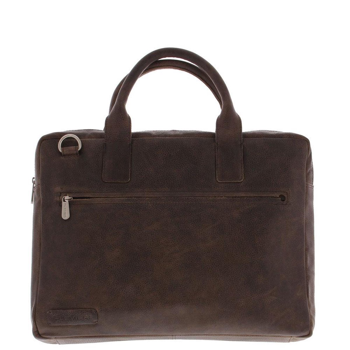 Plevier Brooklyn laptoptas 15.6 inch bruin