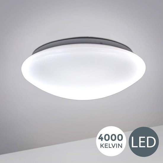 B.K.Licht - LED Badkamerverlichting - - witte badkamerlamp - - ronde... | bol.com