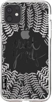 Casetastic Apple iPhone 11 Hoesje - Softcover Hoesje met Design - Treat Yoself Silver Print