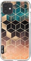 Casetastic Apple iPhone 11 Hoesje - Softcover Hoesje met Design - Ombre Dream Cubes Print