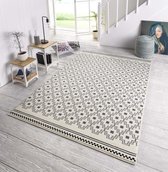 Design vloerkleed Cubic - crème/grijs 200x290 cm