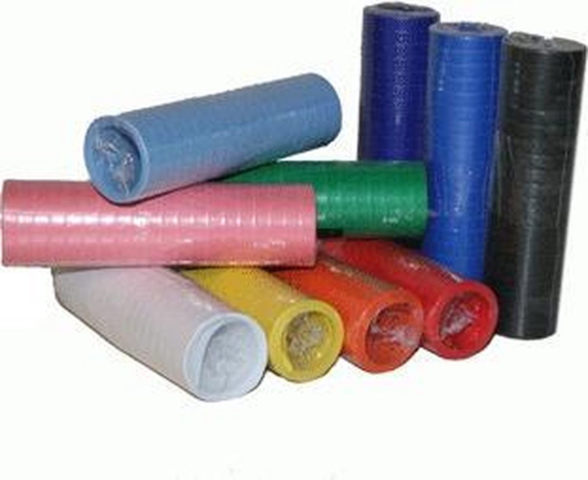 Afbeelding van product Merkloos / Sans marque  5 serpentine rollen wit 4 meter